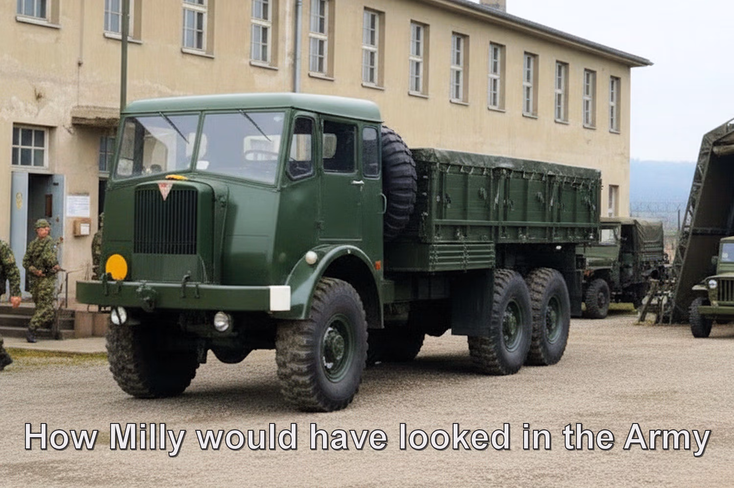 AEC Militant recovery vehicle Milly Tant in British Army service 1954